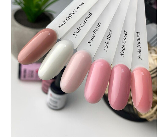 Зображення 2 База для гель-лаку Nails Molekula Base Rubber Nude 30 мл, natural, Об'єм (мл, г): 30, Колір: Natural
