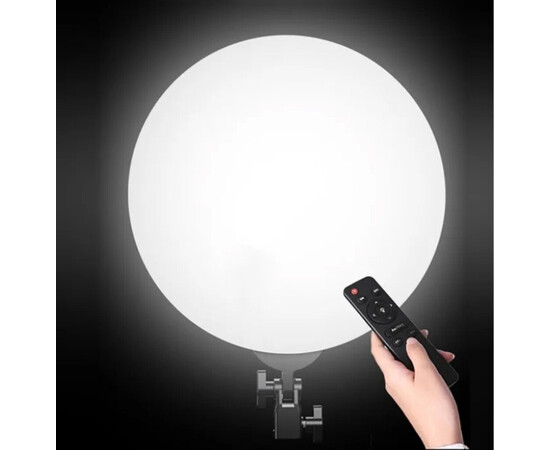 Зображення 4 Кругла LED-лампа FC666 - 42см. (кільцева) для освітлення, фото та відео зйомки, на штативі 210см.+пульт, 110 Вт.  