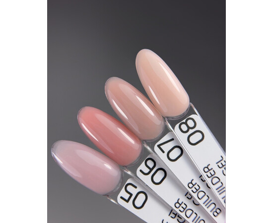 Зображення 3 Гель для нарощування нігтів Toki Toki Builder Gel №07 Brandy Pink, 15 мл, Об'єм (мл, г): 15, Колір: 07