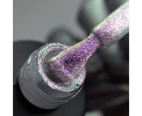 Зображення 2 Топ без липкого шару з UV захистом Nails Molekula Sparkle Top ST253 з блискітками лілово-фіолетовий, 12 мл, Об'єм (мл, г): 12, Колір: ST253