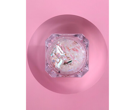 Зображення 5 Комплект блискіток для декору нігтів LUNAMoon Broken Glass, 6 шт