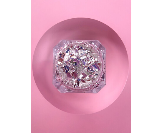 Зображення 6 Комплект блискіток для декору нігтів LUNAMoon Broken Glass, 6 шт