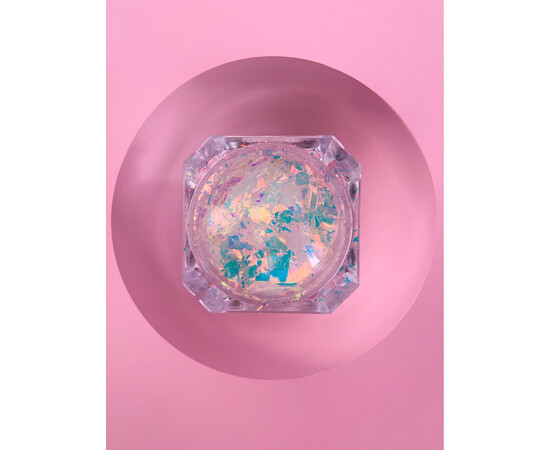 Зображення 9 Комплект блискіток для декору нігтів LUNAMoon Broken Glass, 6 шт