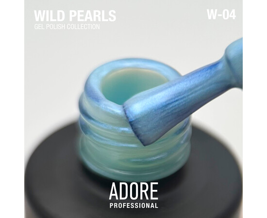 Зображення 2 Перламутровий гель-лак для нігтів Adore Professional Gel Polish Wild Pearls W-04, 8 мл, Об'єм (мл, г): 8, Колір: 4