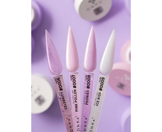 Изображение 3 Гель моделирующий DNKa Builder Gel №0006 Celebrity, 15 мл, Объем (мл, г): 15, Цвет: 0006