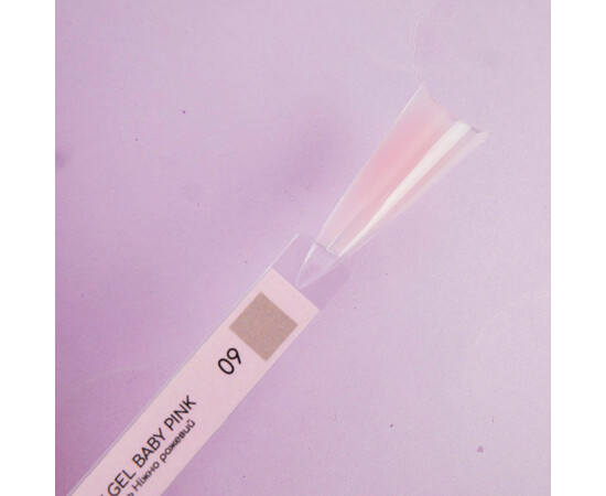 Зображення 2 Полігель для нігтів Nails Molekula Poly Gel №09 Baby Pink ніжно рожевий, 15 мл, Об'єм (мл, г): 15, Колір: 09