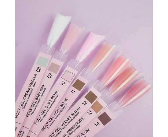Изображение 3 Полигель для ногтей Nails Molekula Poly Gel №11 Soft Beige мягкий бежевый, 30 мл, Объем (мл, г): 30, Цвет: 11