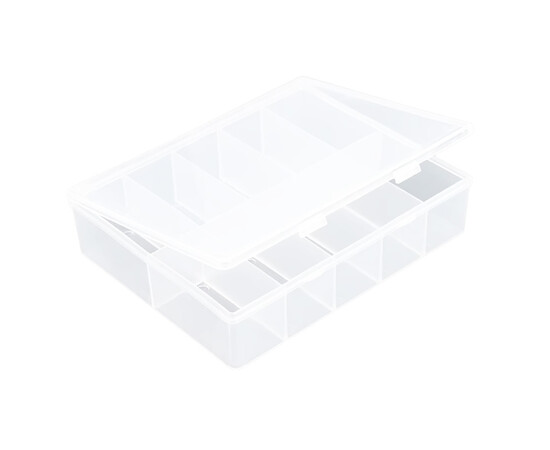 Изображение 3 Таблетница для страз и декора на 10 отделов, прозрачная