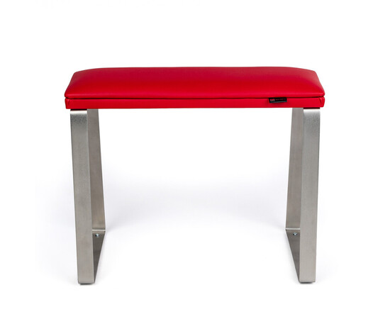 Изображение 2 Педикюрная подставка для ног Eco Stand Padix на металлических ножках, красная