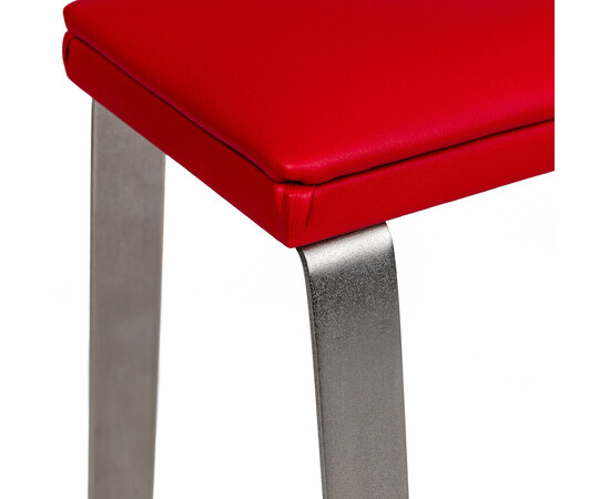 Изображение 4 Педикюрная подставка для ног Eco Stand Padix на металлических ножках, красная