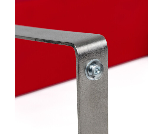 Изображение 5 Педикюрная подставка для ног Eco Stand Padix на металлических ножках, красная