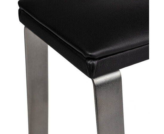 Зображення 5 Педикюрна підставка для ніг Eco Stand Padix на металевих ніжках, чорна