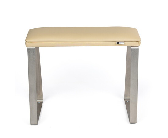 Изображение 3 Педикюрная подставка для ног Eco Stand Padix на металлических ножках, бежевая