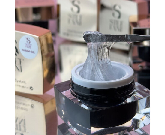 Изображение 2 Гель-жвачка для объемных дизайнов Steffani Gummi Gel прозрачный, 10 мл