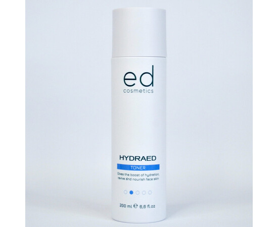Зображення 2 Зволожуючий тонік для обличчя Ed Cosmetics Hydration Toner для всіх типів шкіри, 200 мл