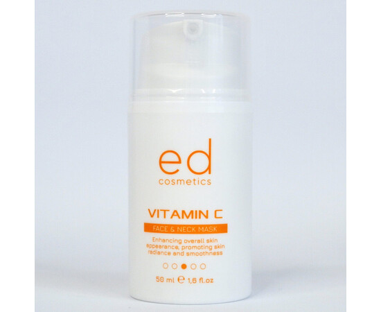 Изображение 2 Маска для лица и шеи с витамином C Ed Cosmetics Vitamin C Face & Neck Mask, 50 мл