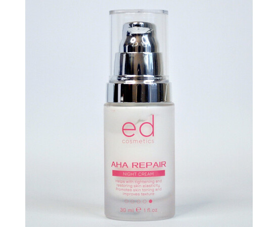 Изображение 3 Ночной крем для лица Ed Cosmetics AHA Repair Night Cream с кислотами АНА, 30 мл