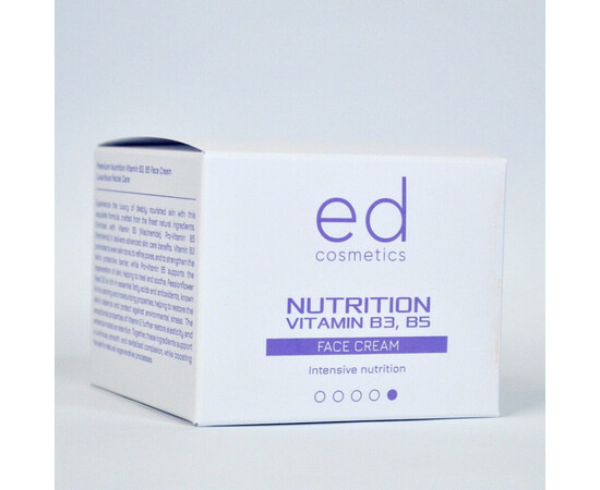 Зображення 2 Крем для обличчя з вітамінами B3, B5 Ed Cosmetics Nutrition Vitamin B3, B5 Face Cream, 50 мл