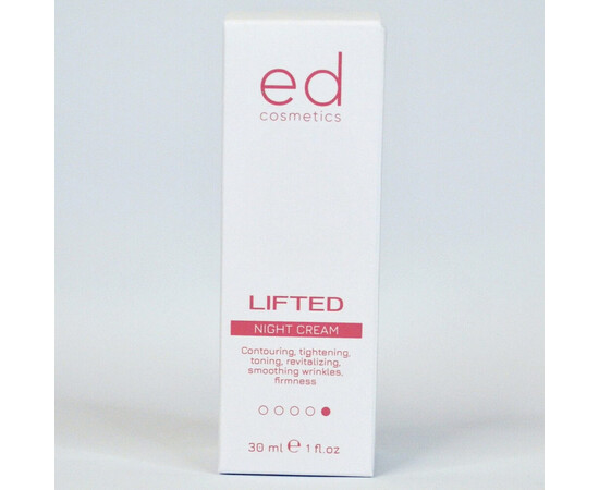 Зображення 2 Нічний крем-ліфтинг для обличчя Ed Cosmetics Lifting Night Cream, 30 мл