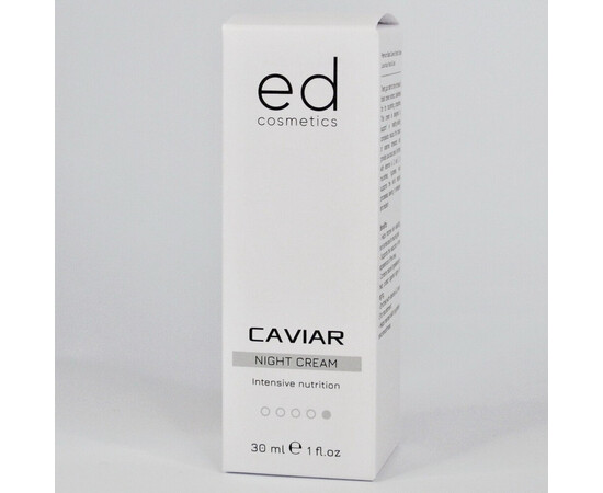 Изображение 2 Ночной крем для лица Ed Cosmetics Caviar Night Cream с экстрактом икры, 30 мл