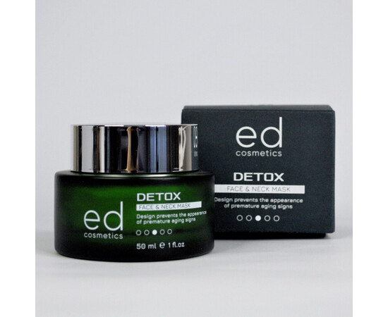 Изображение 2 Детокс-маска для лица и шеи Ed Cosmetics Detox Face & Neck Mask, 50 мл