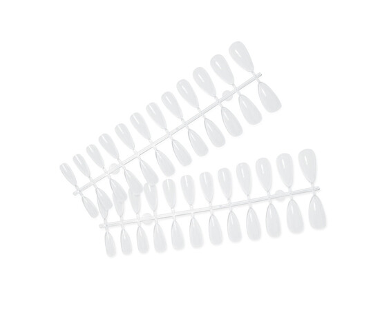 Зображення 2 Тіпси гелеві для нарощування нігтів JOIA vegan Soft gel tips Almond Мигдаль, 240 шт