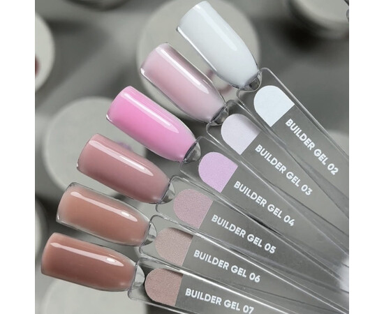 Зображення 5 Гель для нарощування нігтів Nails Of The Day Builder Gel 03 ніжно–рожевий, 30 мл, Об'єм (мл, г): 30, Колір: 03