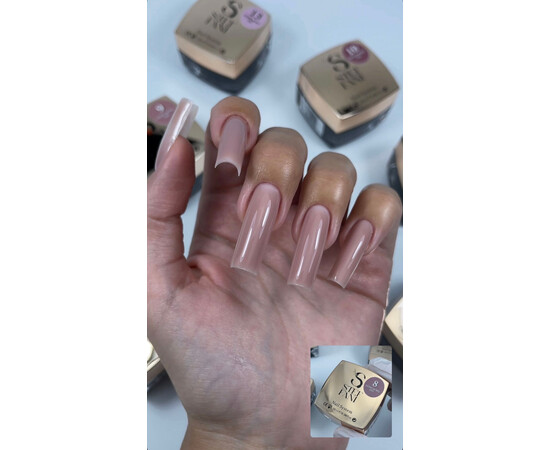 Зображення 2 Рідкий гель моделюючий для нігтів Steffani Light Acryl Gel №08, 30 мл, Об'єм (мл, г): 30, Колір: 08