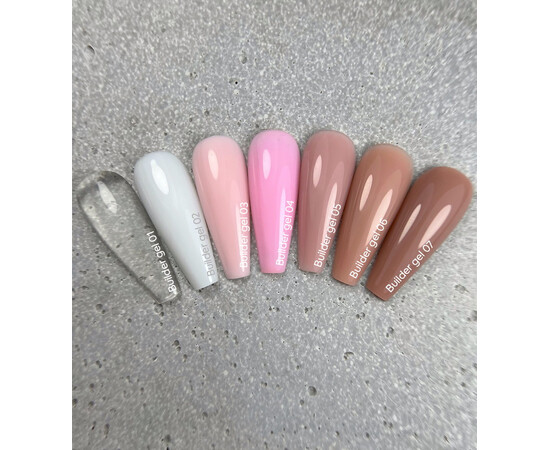 Зображення 3 Гель для нарощування нігтів Nails Of The Day Builder Gel 05 нюдовий, 30 мл, Об'єм (мл, г): 30, Колір: 05