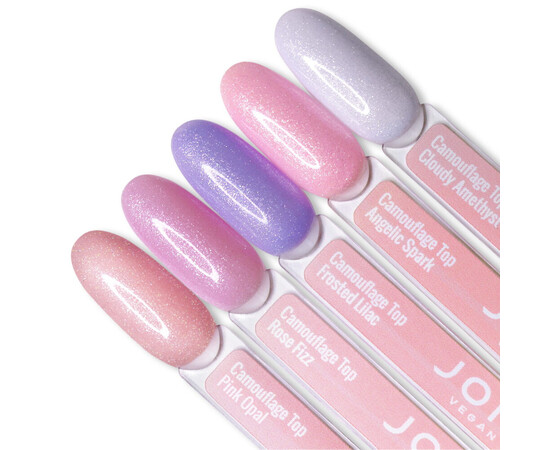 Зображення 5 Камуфлюючий топ без липкого шару JOIA vegan Camouflage Pink Opal, 8 мл, Об'єм (мл, г): 8, Колір: Pink Opal
