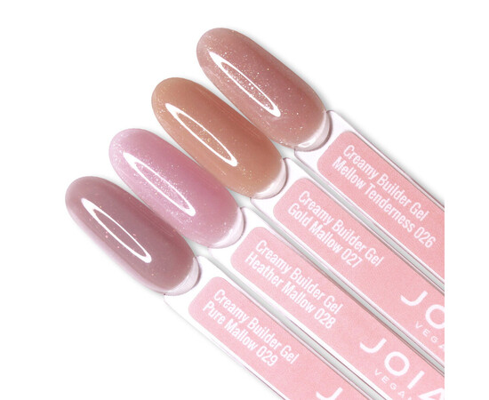 Изображение 4 Моделирующий гель Creamy Builder Gel JOIA vegan №027 Gold Mellow, 15 мл, Объем (мл, г): 15, Цвет: Gold Mellow