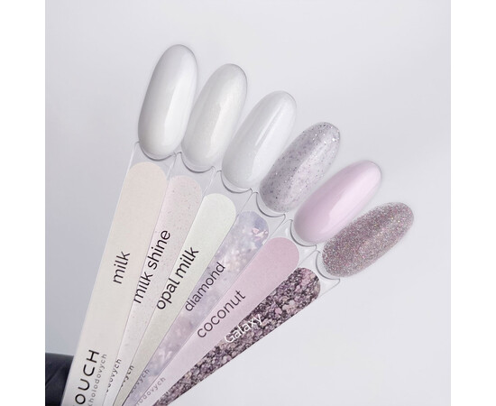 Зображення 3 База камуфлююча Touch Cover Base Milk Shine, 13 мл, Об'єм (мл, г): 13, Колір: Milk shine