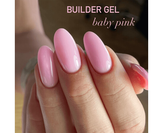 Зображення 4 Гель для нарощування Touch Builder Gel Baby pink, 30 мл, Об'єм (мл, г): 30, Колір: Baby Pink