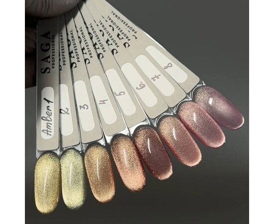 Изображение 3 Гель-лак Saga Professional Amber Cat №05, 10 мл, Объем (мл, г): 10, Цвет: 05