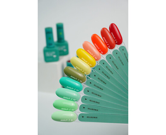 Зображення 2 Гель-лак Siller Amalfi №01, 8 мл, Об'єм (мл, г): 8, Колір: 01