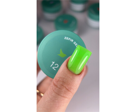 Зображення 2 Гель для нігтів Siller Zefir Gel №12, 15 мл, Об'єм (мл, г): 15, Колір: 12
