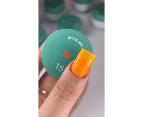 Зображення 2 Гель для нігтів Siller Zefir Gel №15, 15 мл, Об'єм (мл, г): 15, Колір: 15