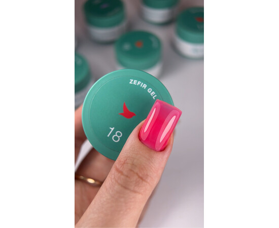 Зображення 2 Гель для нігтів Siller Zefir Gel №18, 30 мл, Об'єм (мл, г): 30, Колір: 18