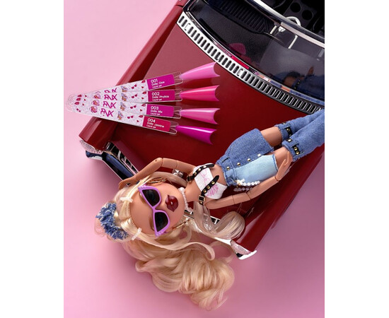 Зображення 3 Гель для донарощення і укріплення нігтів Pinx Liquid Builder Gel Dolls 001, 8 мл, Об'єм (мл, г): 8, Колір: 001