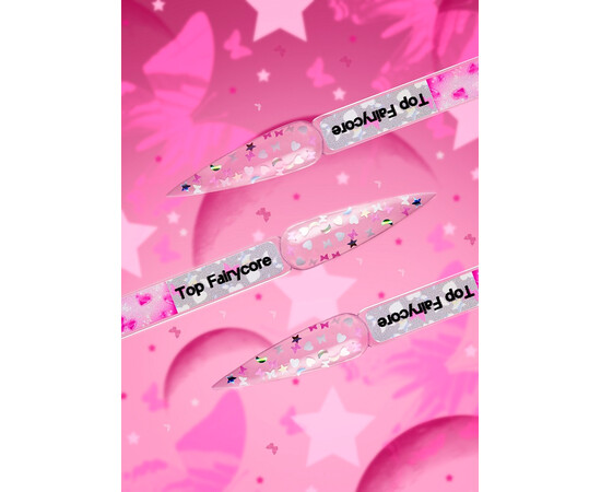 Зображення 2 Топ з голографічними каміфубуками Pinx Top Fairycore, 8 мл