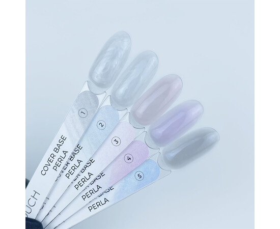 Зображення 3 База камуфлююча з шимером Touch Cover Base Perla 05 блакитний перламутровий, 13 мл, Об'єм (мл, г): 13, Колір: 05