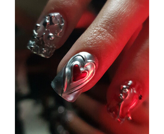 Зображення 5 Гелеві тіпси для нарощування Adore Professional SPLETNIца SIZE XS Gel Tips Square квадрат, 240 шт