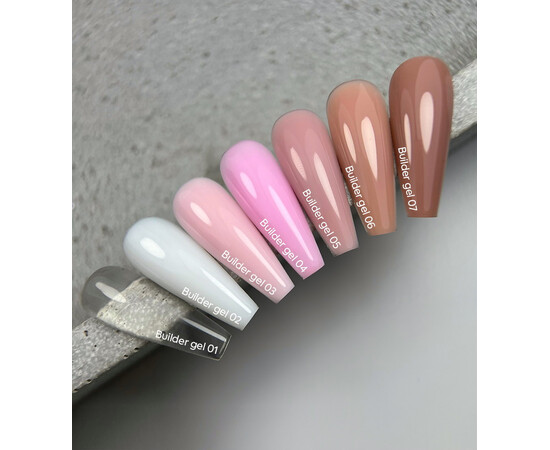 Изображение 4 Гель для наращивания ногтей Nails Of The Day Builder Gel 04 розовый, 15 мл, Объем (мл, г): 15, Цвет: 04