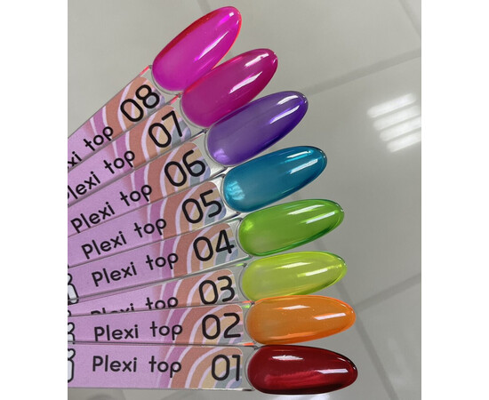 Зображення 2 Топ вітражний без липкого шару Toki Toki Top Plexi №04, 5 мл, Об'єм (мл, г): 5, Колір: 04