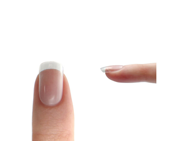 Зображення 2 Гелеві тіпси для нарощування Adore Professional SPLETNIца SIZE XS Gel Tips Square квадрат, 240 шт