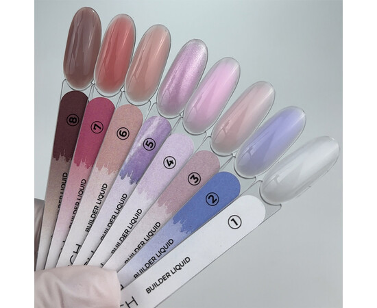 Зображення 5 Гель для нарощування Touch Builder Liquid Gel 08 кавовий, 15 мл, Об'єм (мл, г): 15, Колір: 08