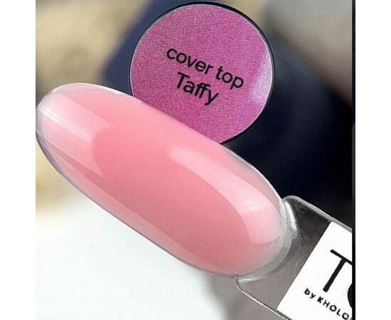Изображение 2 Топ без липкого слоя Touch Top Cover Taffy светло-розовый, 13 мл, Объем (мл, г): 13, Цвет: Taffy