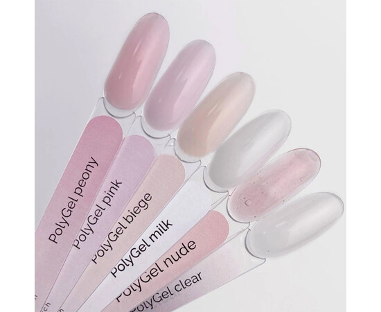 Изображение 3 Полигель Touch Polygel Milk молочный, 30 мл, Объем (мл, г): 30, Цвет: Milk