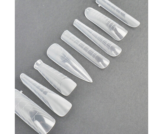 Зображення 2 Верхні форми + молды Touch Nail Forms Mix 8 in 1 + Mold, 288 шт