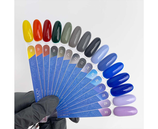 Зображення 4 Гель-лак Touch Basic collection 06 бежевий-коричневий, 9 мл, Об'єм (мл, г): 9, Колір: 06